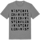 Mid Heather Gray t-shirt med Västerflena ordlek t-shirt