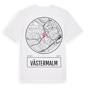 Västermalm t-shirt – ekologisk bomull t-shirt från Pinshirt