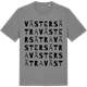 Mid Heather Gray t-shirt med Västersätra ordlek t-shirt