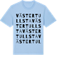 Blue Soul t-shirt med Västertullsta ordlek t-shirt