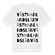 Västmanlands län ordlek t-shirt