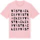 Pink Cotton t-shirt med Västra Ekeby ordlek t-shirt