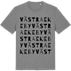 Mid Heather Gray t-shirt med Västra Ekeby ordlek t-shirt