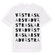 Västra Skarsvad ordlek t-shirt