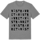 Mid Heather Gray t-shirt med Västra Vreta ordlek t-shirt