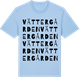 Blue Soul t-shirt med Vättergården ordlek t-shirt