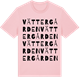 Pink Cotton t-shirt med Vättergården ordlek t-shirt