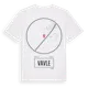White t-shirt med Vavle t-shirt