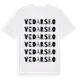 White t-shirt med Vedarsbo ordlek t-shirt
