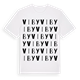 White t-shirt med Viby ordlek t-shirt