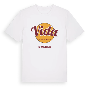 Vida cirkel t-shirt – ekologisk bomull t-shirt från Pinshirt