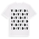 White t-shirt med Vida ordlek t-shirt