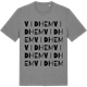 Mid Heather Gray t-shirt med Vidhem ordlek t-shirt