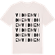 Vintage White t-shirt med Vidhem ordlek t-shirt