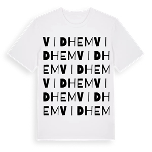 Vidhem ordlek t-shirt – ekologisk bomull t-shirt från Pinshirt