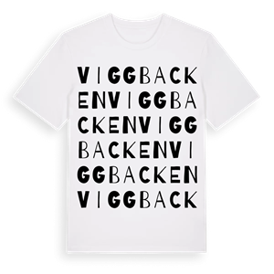 Viggbacken ordlek t-shirt – ekologisk bomull t-shirt från Pinshirt