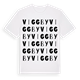 White t-shirt med Viggby ordlek t-shirt