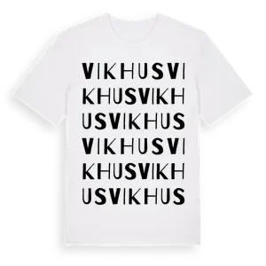 Vikhus ordlek t-shirt – ekologisk bomull t-shirt från Pinshirt