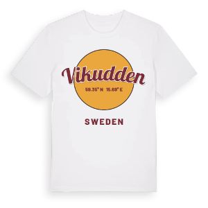 Vikudden cirkel t-shirt – ekologisk bomull t-shirt från Pinshirt