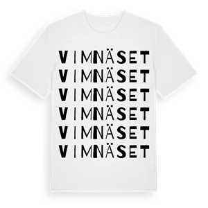 Vimnäset ordlek t-shirt – ekologisk bomull t-shirt från Pinshirt