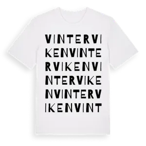 Vinterviken ordlek t-shirt – ekologisk bomull t-shirt från Pinshirt