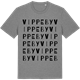 Mid Heather Gray t-shirt med Vippeby ordlek t-shirt