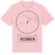 Pink Cotton t-shirt med Vissängen t-shirt