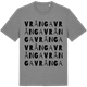 Mid Heather Gray t-shirt med Vrånga ordlek t-shirt