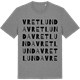 Mid Heather Gray t-shirt med Vretlunda ordlek t-shirt