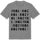 Mid Heather Gray t-shirt med Ynglinge ordlek t-shirt