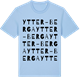 Blue Soul t-shirt med Ytter-Berga ordlek t-shirt