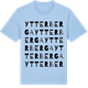 Blue Soul t-shirt med Ytterberga ordlek t-shirt