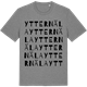 Mid Heather Gray t-shirt med Ytternäla ordlek t-shirt