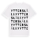 Ytterskälby ordlek t-shirt
