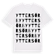 Yttersörby ordlek t-shirt