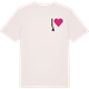 Vintage White t-shirt med Jag älskar Å t-shirt litet tryck
