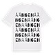 White t-shirt med Åängen ordlek t-shirt