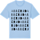 Blue Soul t-shirt med Abberud ordlek t-shirt