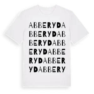 Abberyd ordlek t-shirt – ekologisk bomull t-shirt från Pinshirt