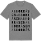 Mid Heather Gray t-shirt med Abborråsen ordlek t-shirt