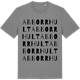 Mid Heather Gray t-shirt med Abborrhult ordlek t-shirt