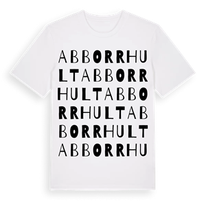 Abborrhult ordlek t-shirt – ekologisk bomull t-shirt från Pinshirt