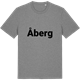 Mid Heather Gray t-shirt med Åberg fetstil t-shirt