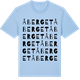 Blue Soul t-shirt med Åberget ordlek t-shirt