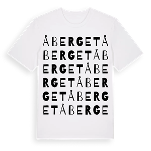 Åberget ordlek t-shirt – ekologisk bomull t-shirt från Pinshirt