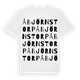Åbjörnstorp ordlek t-shirt