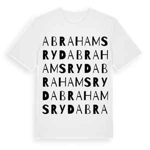 Abrahamsryd ordlek t-shirt – ekologisk bomull t-shirt från Pinshirt