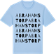 Blue Soul t-shirt med Abrahamstorp ordlek t-shirt