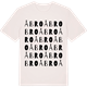 Vintage White t-shirt med Åbro ordlek t-shirt