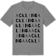 Mid Heather Gray t-shirt med Acklinga ordlek t-shirt